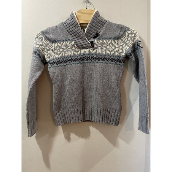THE NORTH FACE Women's Large L Wool/cotton blend sweater AN9Z Toggle Long sleeve - Picture 1 of 9